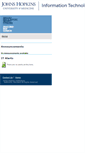 Mobile Screenshot of it.johnshopkins.edu